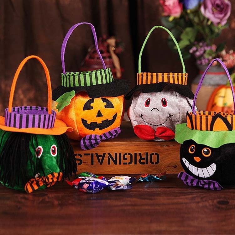 Halloween Candy Bags Cute Gift Bag Pumpkin Witch Candy Boxes