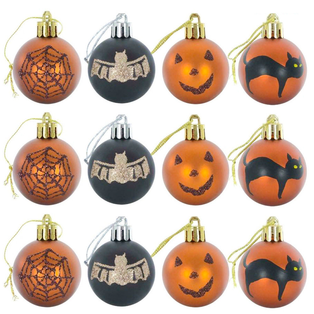 Halloween Decorations 6cm Painted Matte